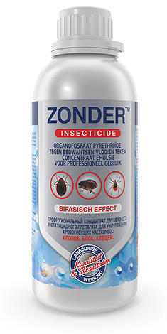 Lorsque vous travaillez avec un agent insecticide, y compris Zonder, une certaine prudence doit être observée.