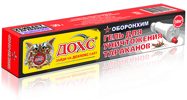 Gel pour la destruction des cafards Dohlox