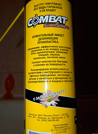 Aérosol insectifuge Combat SuperSpray
