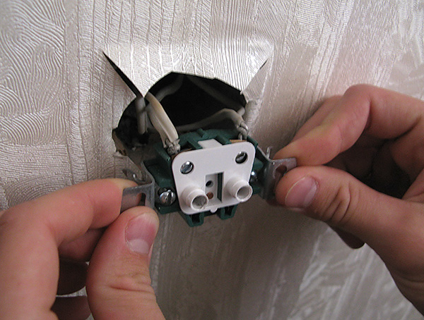 Les cloportes peuvent apparaître dans un appartement, pénétrant même à travers les trous dans les murs pour les prises.