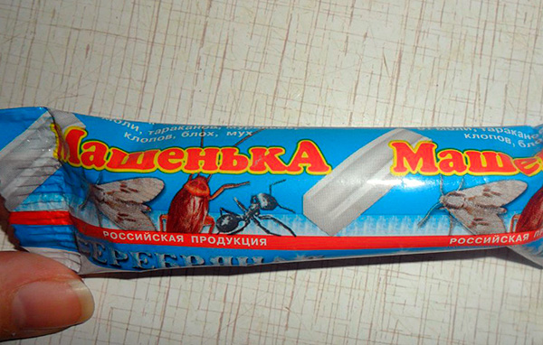 Lorsqu'il est utilisé correctement, le crayon insecticide Mashenka est un remède totalement sûr pour l'homme.