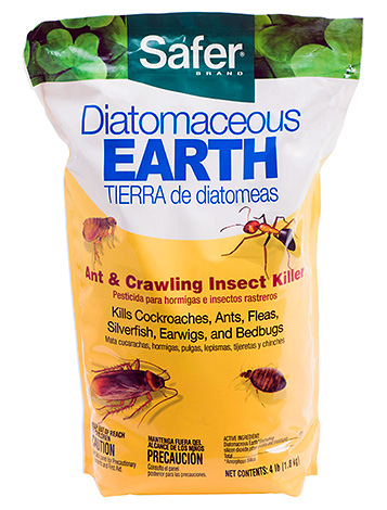 Insecticide plus sûr à base de terre de diatomées.