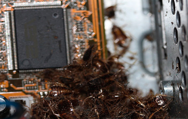 Ne dirigez pas l'aérosol dans les ouvertures des appareils électroniques.