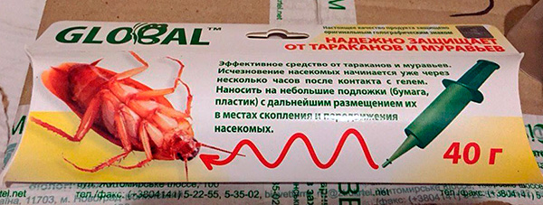 Gel domestique contre les cafards Global