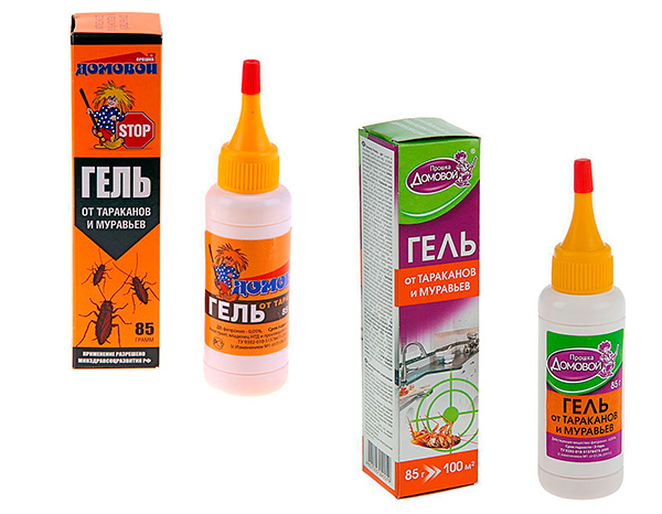 Le gel Brownie est vendu non seulement dans des seringues, mais également dans des bouteilles à bec étroit.