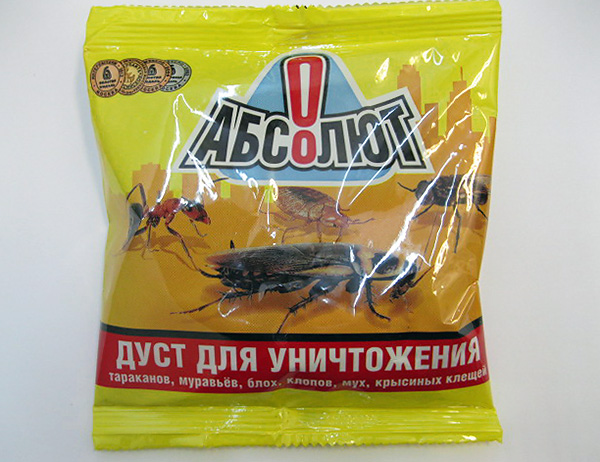 Dust Absolute pour la destruction des cafards et autres insectes.