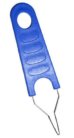 L'inconvénient évident de ce dispositif est la facilité de casser la pointe du fil.