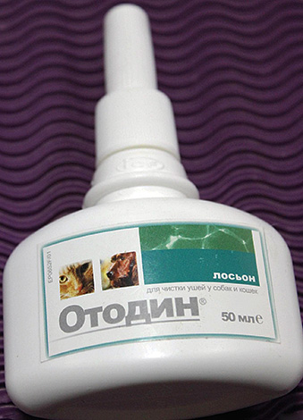 Lotion nettoyante pour les oreilles Otodin pour chiens et chats