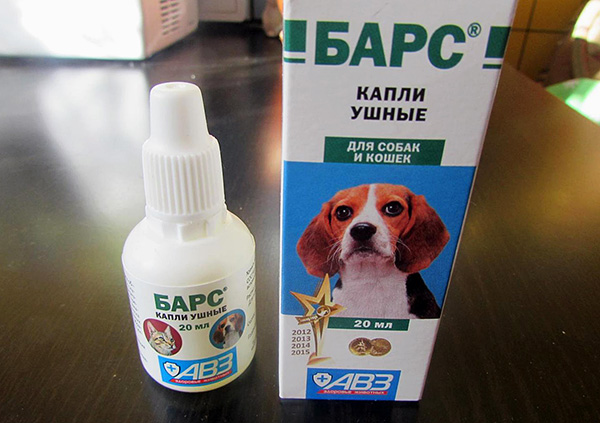 Barres de gouttes auriculaires