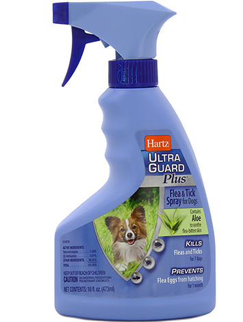 Spray anti-puces et anti-tiques Hartz Ultra Guard Plus