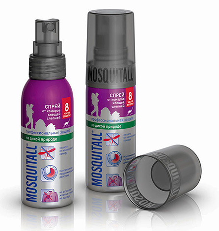 Exemple de pulvérisation d'acariens