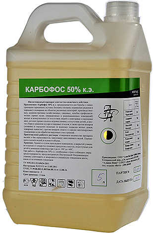 Le bon vieux Karbofos détruit efficacement les tiques