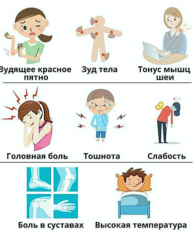 Signes d'infection par l'encéphalite à tiques