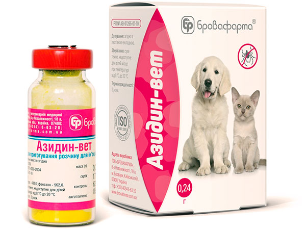 Azidine contre la piroplasmose chez les animaux